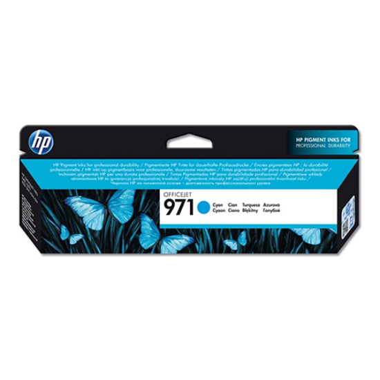 Picture of TINTEIRO ORIGINAL HP 971 CN622AE CYAN 2500 PAGINAS