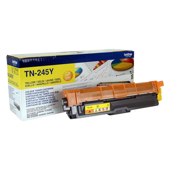 Imagem de TONER ORIGINAL BROTHER TN-245Y AMARELO 2.200 PAGINAS