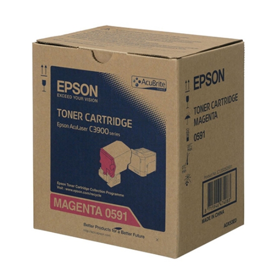 Picture of TONER ORIGINAL EPSON C13S050591 MAGENTA 6.000 PÁGINAS