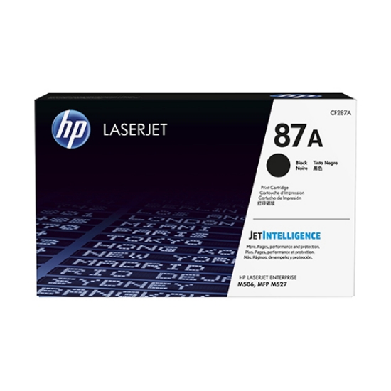 Picture of TONER ORIGINAL HP 87A CF287A PRETO 9.000 PAGINAS