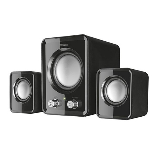 Imagem de COLUNAS TRUST ZIVA 2.1 12W PRETO (21525)