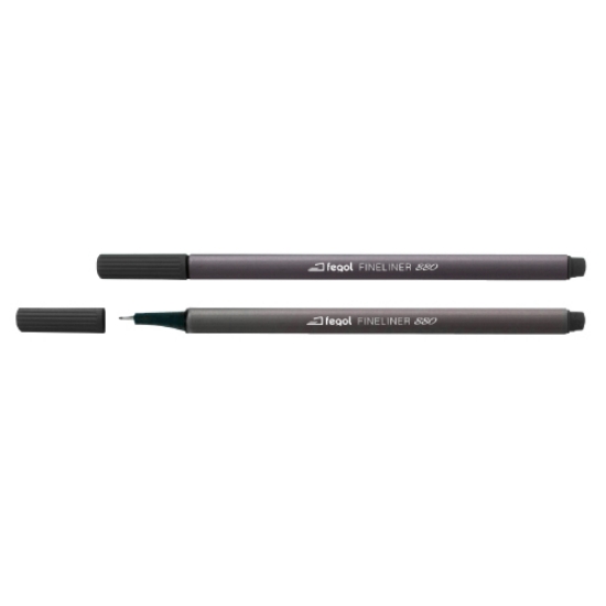 Imagem de MARC. FIBRA FEGOL FINELINER 880 PRETO (P.FINA)