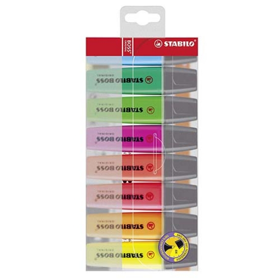 Picture of BLISTER COM 8 MARCADORES FLUORESCENTES STABILO BOSS 70/8