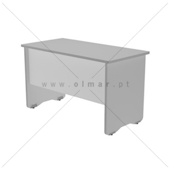 Picture of SECRETARIA ROCADA WORK MELAMINA 2000AB02 ALUMINIO/CINZA