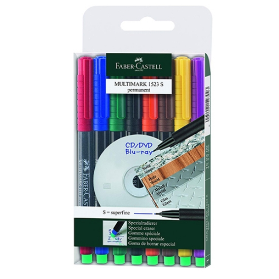 Imagem de BLT.8 MARC. ACETATO/CD FABER-CASTELL OH LUX SF 1523