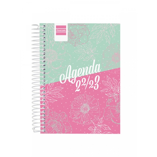 Imagem de AGENDA 2022/2023 ESCOLAR DIÁRIA FINOCAM COOL 120X162MM FLORAL