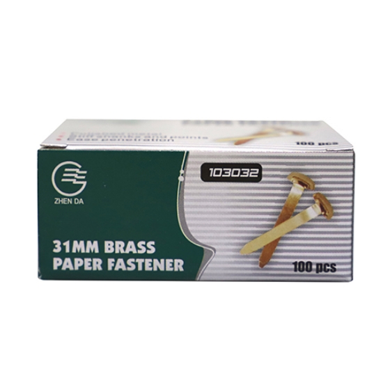 Picture of CAIXA 100 ATACHES LATÃO 31MM Nº7 FASTENER (103032)