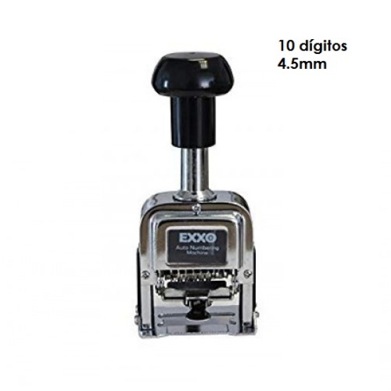 Imagem de NUMERADOR AUTOM. EXXO METAL 10 BANDAS 4.5MM (40210)