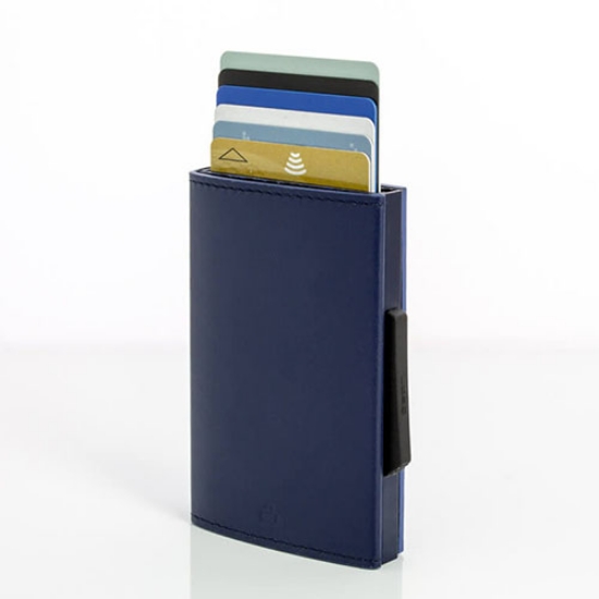 Picture of CARTEIRA OGON CASCADE ALUMINIO PELE AZUL (CL-NAVY-BLUE)