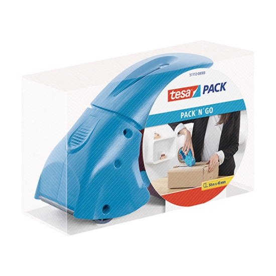 Picture of DESENROLADOR PUNHO TESA PACK´N´GO AZUL +1 ROLO 66X50 (51112)