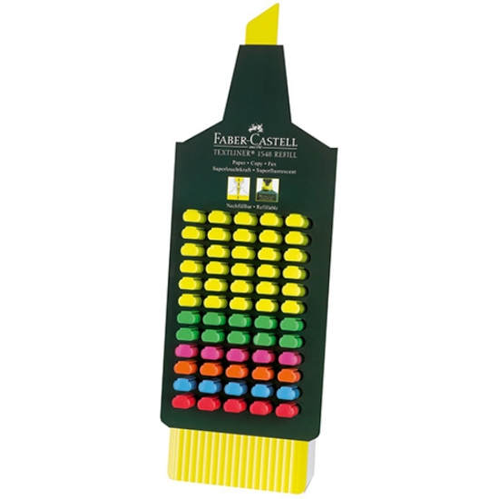 Picture of EXP.60 MARC. FLUOR. FABER-CASTELL SORT. (154833)