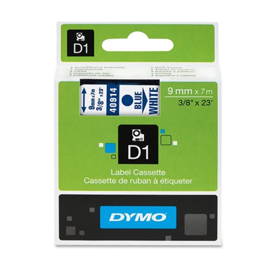 Imagem de FITA DYMO D1 9MMX7MT AZUL/BRANCA 40914/S0720690