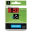Imagem de FITA DYMO D1 12MMX7MT PRETA/VERMELHA 45017/S0720570