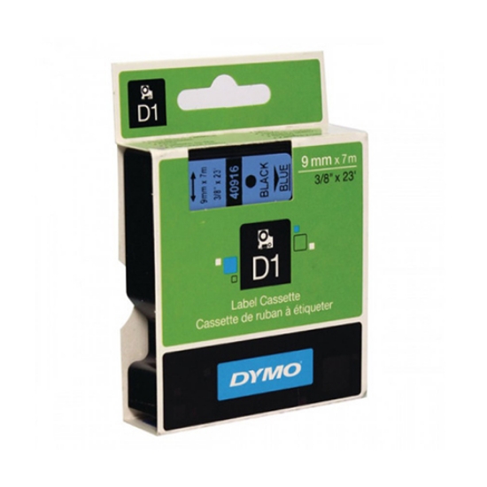 Picture of FITA DYMO D1 9MMX7MT AZUL & PRETO (40916/S0720710)