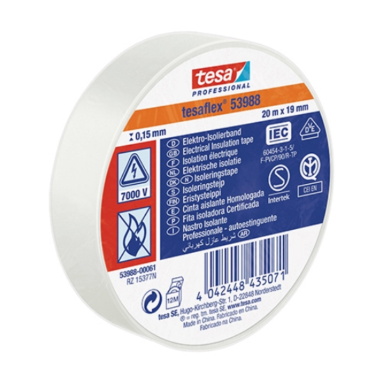 Imagem de RL. FITA ADES. ISOLADORA 19MMX20MT TESA 53988 BRANCA