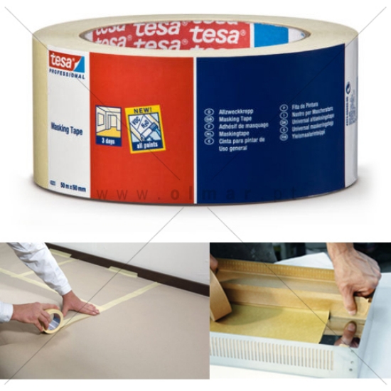 Imagem de RL. FITA ADES. PAPEL TESA KREPP 04323 LISA 100MMX50MT