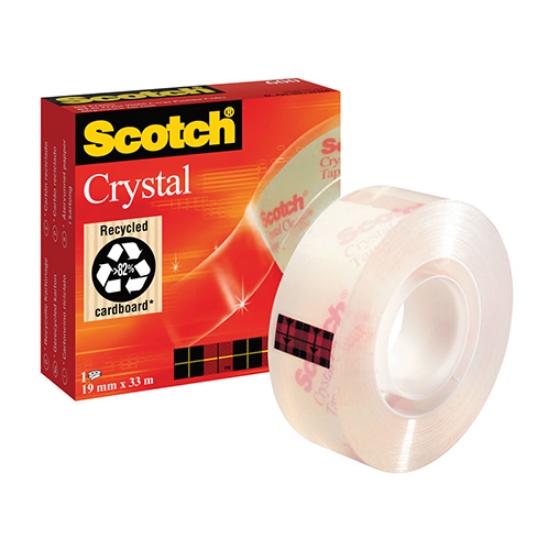 Picture of ROLO FITA ADESIVA 19MMX33MT 3M SCOTCH 600 CRISTAL