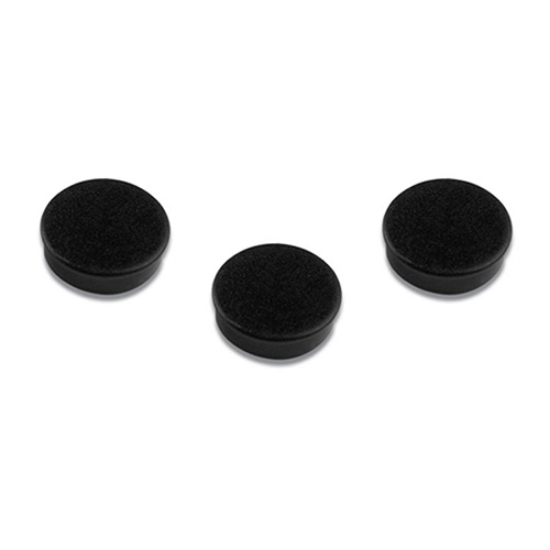 Picture of PACK 10 BOTÕES MAGNÉTICOS REDONDOS 10MM PRETO