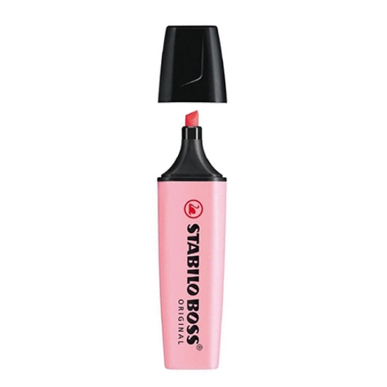 Imagem de MARCADOR FLUORESCENTE STABILO BOSS PASTEL 70/129 ROSA BLUSH