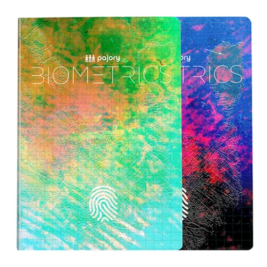 Imagem de CADERNO AGRAFADO A4 48F PAJORY BIOMETRICS XADREZ