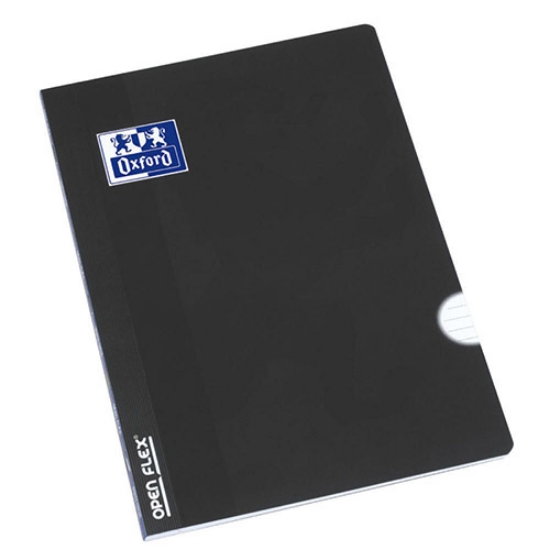Picture of CADERNO AGRAFADO A4 48FOLHAS OXFORD OPENFLEX PAUTADO PRETO (100105792)