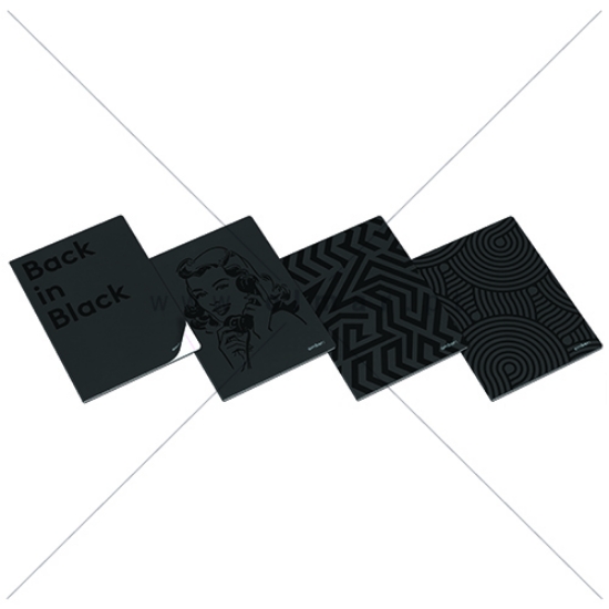 Imagem de CADERNO AGRAFADO A5 40FOLHAS AMBAR CLEVER XADREZ