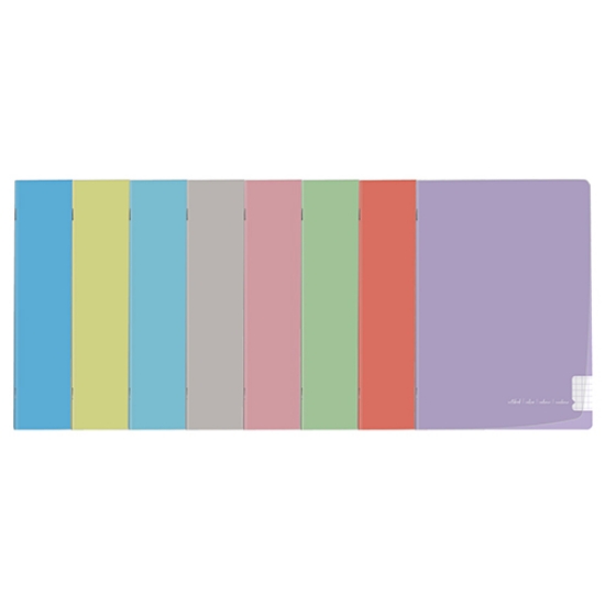 Picture of CADERNO AGRAFADO CAPA PP A5 48FOLHAS PAJORY FLEX PASTEL XADREZ