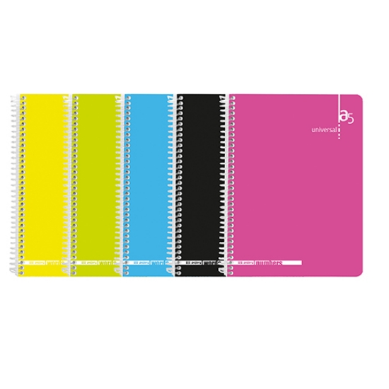 Imagem de CADERNO ESPIRAL A5 80FOLHAS PAJORY COLORS XADREZ (53V)