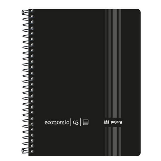 Imagem de CADERNO ESPIRAL A5 80FOLHAS PAJORY ECONOMIC PAUTADO (53V)