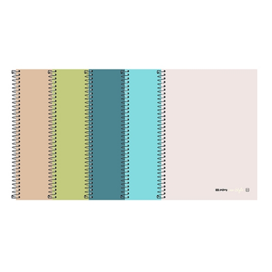 Imagem de CADERNO ESPIRAL CAPA DURA A4 120FOLHAS PAJORY NEO:STYLE PASTEL PAUTADO