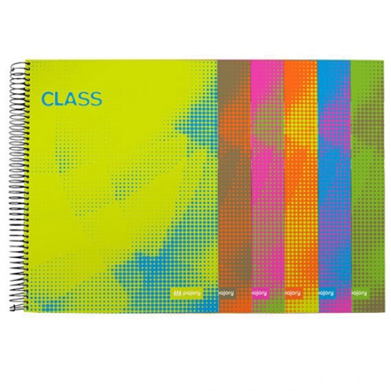 Picture of CADERNO ESPIRAL CAPA DURA A4 160FOLHAS PAJORY CLASS XADREZ