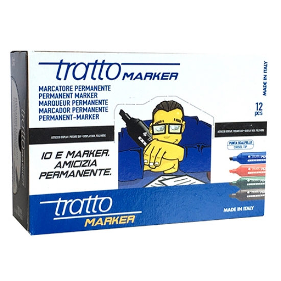 Picture of MARC. PERM. TRATTO MARKER P.BISEL. PRETO (840103)