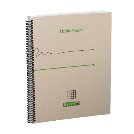Picture of CADERNO ESPIRAL CAPA DURA A5 96FOLHASPAJORY ECO.BIZ XADREZ