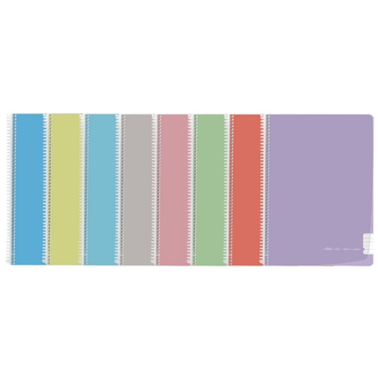 Imagem de CADERNO ESPIRAL CAPA PP A4 120FOLHAS PAJORY PASTEL PAUTADO