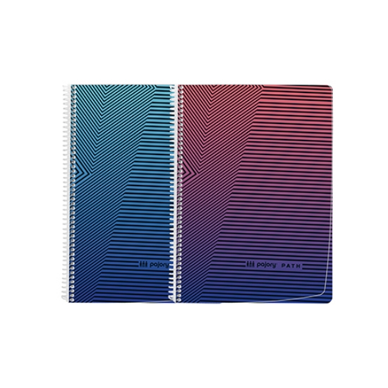 Imagem de CADERNO ESPIRAL CAPA PP A4 80 FOLHAS PAJORY PATH PAUTADO