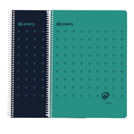 Picture of CADERNO ESPIRAL CAPA PP A4 80 FOLHAS PAJORY UTOPIA PAUTADO
