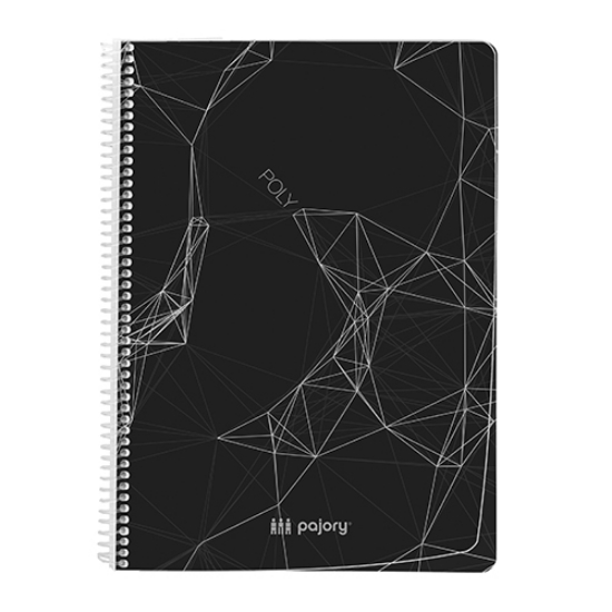Picture of CADERNO ESPIRAL CAPA PP A4 80F PAJORY POLY PAUTADO