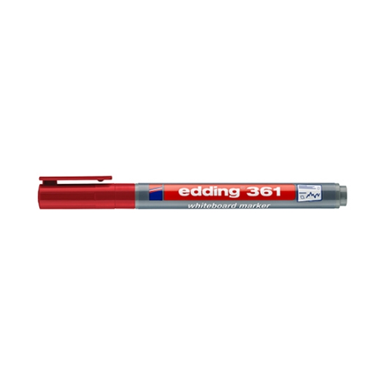 Picture of MARC. QUADRO BRANCO EDDING 361 P.FINA RECAR. VERMELHO-2