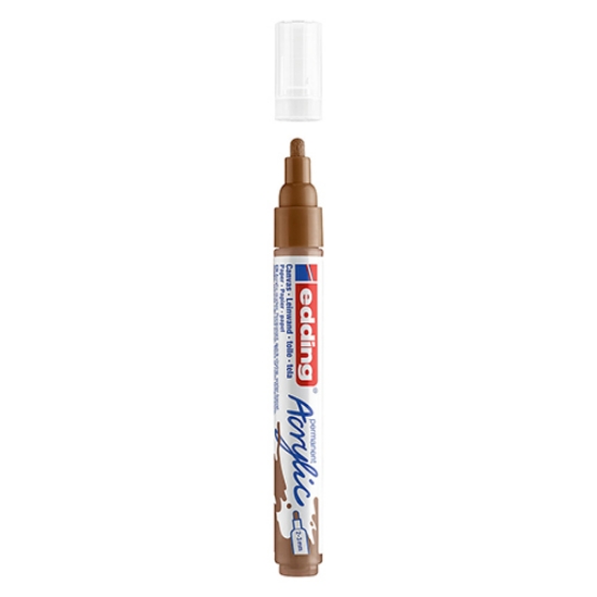 Imagem de MARCADOR EDDING ACRYLIC M 5100 CASTANHO AVELÃ 919