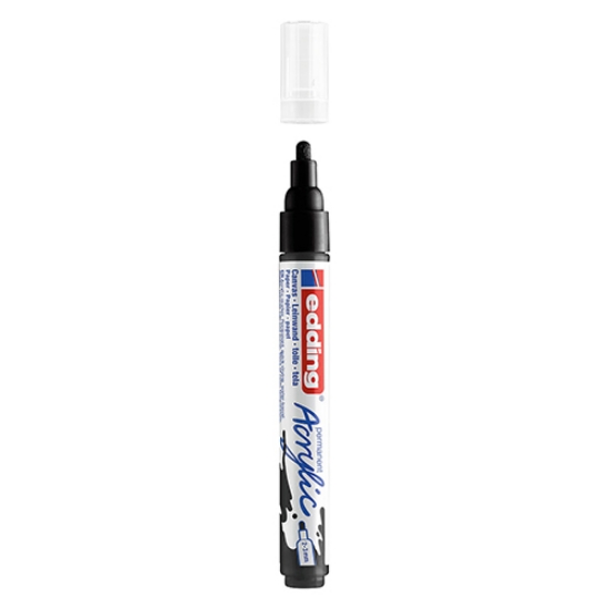 Imagem de MARCADOR EDDING ACRYLIC M 5100 PRETO 901