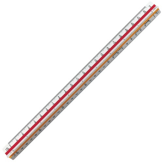 Picture of ESCALA REDUÇÃO TRIANGULAR ROTRING S0220481 (1:10/1:20/1:25/1:50/1:75/1:100)
