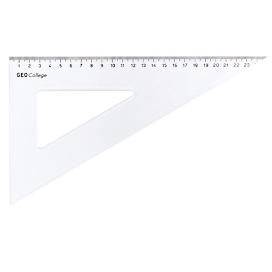 Picture of ESQUADRO 60º/30CM ARISTO GEOCOLLEGE E-25CM TRANSPARENTE (AR23625)