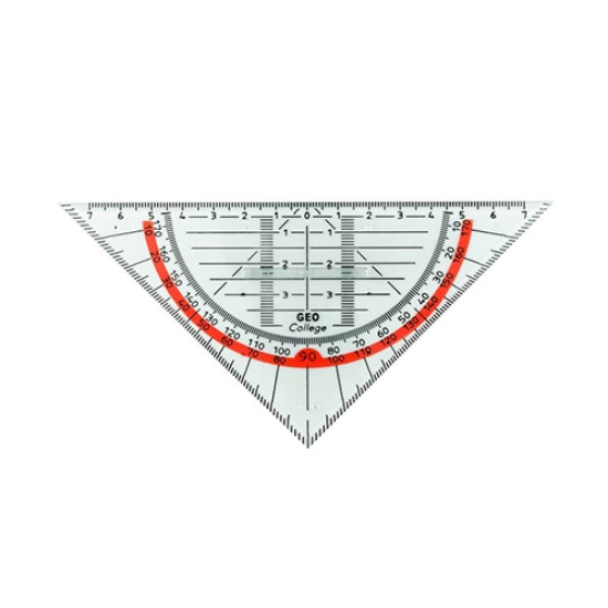 Picture of ESQUADRO GEOMÉTRICO 16CM ARISTO COM PEGA (AR23003)