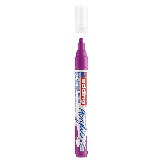 Imagem de MARCADOR EDDING ACRYLIC M 5100 VIOLETA AMORA 910