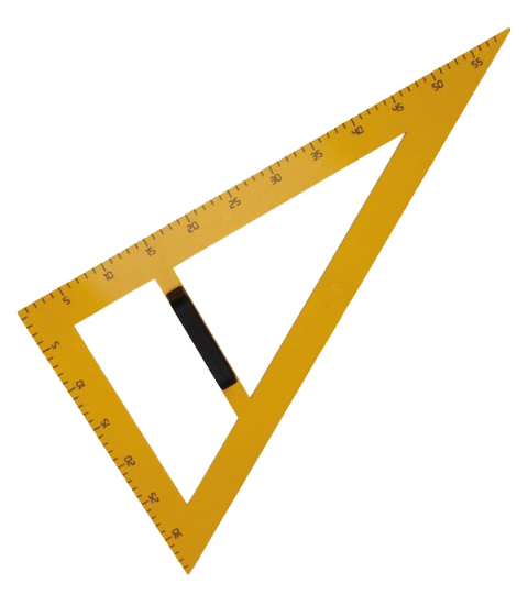 Imagem de ESQUADRO PARA QUADRO 60º KLIMAS BRANCO HIP.=56CM (KL012)
